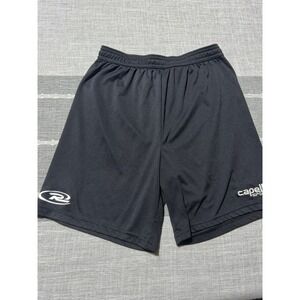 Capelli Sport Black Athletic Soccer Shorts Kids L14-16 Athletic Dri Fit